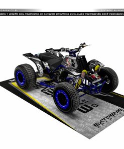 Adhesivos Quad Yamaha Banshee Clown Negro