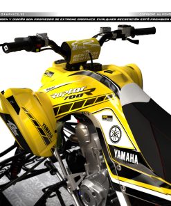 Alternative view of Adhesivos Quad Yamaha Raptor 700 50 aniversario Amarillo