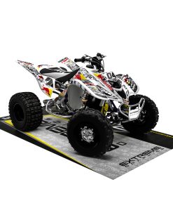 Adhesivos Quad Suzuki LTZ 400 Diseño Camuflaje Blanco