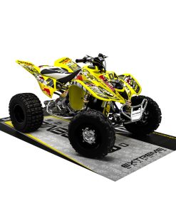 Adhesivos Quad Suzuki LTZ 400 Diseño Camuflaje Amarillo