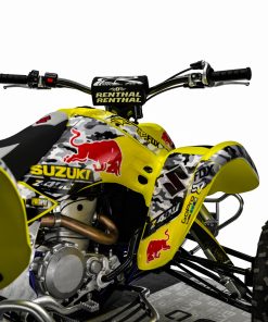 Alternative view of Adhesivos Quad Suzuki LTZ 400 Diseño Camuflaje Amarillo