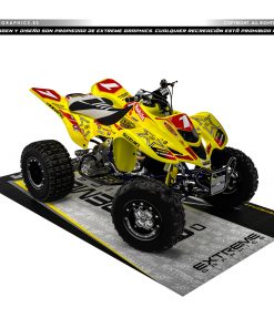 Adhesivos Quad Suzuki LTZ 400 Diseño Makita Amarillo