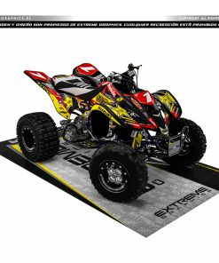 Adhesivos Quad Suzuki LTZ 400 Diseño Makita Negro