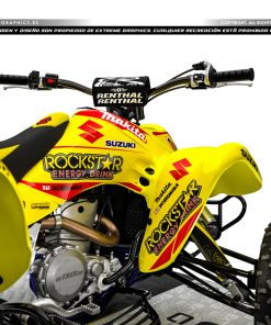 Alternative view of Adhesivos Quad Suzuki LTZ 400 Diseño Makita Amarillo