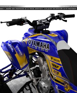 Alternative view of Adhesivos Quad Yamaha Raptor 700 Clean Azul y Amarillo