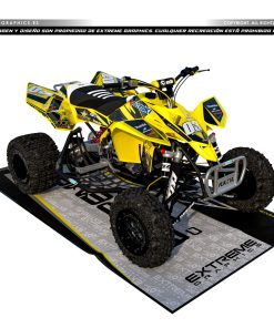 Adhesivos Quad Suzuki LTR 450 03 Amarillo-Negro