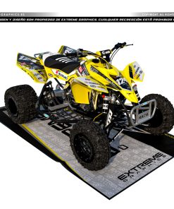 Adhesivos Quad Suzuki LTR 450 Yoshimura Amarillo
