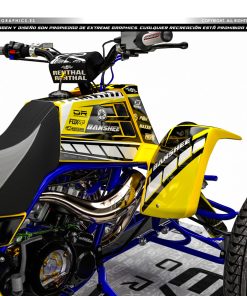 Alternative view of Adhesivos Quad Yamaha Banshee Line Amarillo Negro