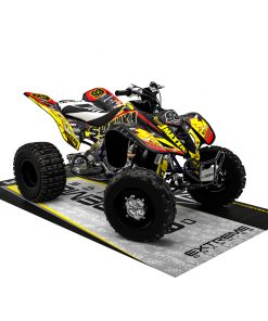 Adhesivos Quad Suzuki LTZ 400 Amarillo-Negro