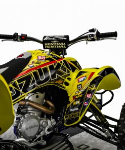Alternative view of Adhesivos Quad Suzuki LTZ 400 Amarillo-Negro
