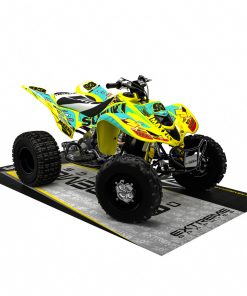 Adhesivos Quad Suzuki LTZ 400 Amarillo-Turquesa