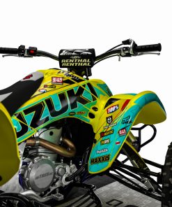 Alternative view of Adhesivos Quad Suzuki LTZ 400 Amarillo-Turquesa