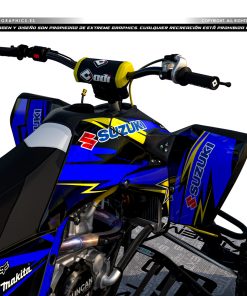 Alternative view of Adhesivos Quad Suzuki LTR 450 03 Azul
