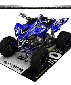 Adhesivos Quad Yamaha Raptor 700 Clean Azul