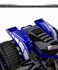 Alternative view of Adhesivos Quad Yamaha Banshee Line Azul Negro