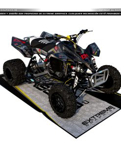 Adhesivos Quad Suzuki LTR 450 Yoshimura Negro