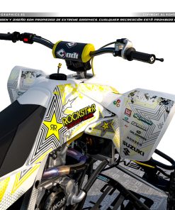 Alternative view of Adhesivos Quad Suzuki LTR 450 Star blanco