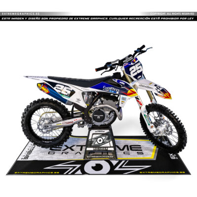 Adhesivos Moto KTM Gopro Blanco
