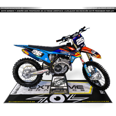 Adhesivos Moto KTM Gopro Azul
