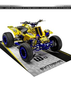 Adhesivos Quad Yamaha Rockstar Amarillo
