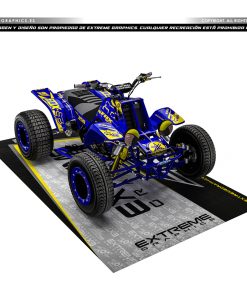 Adhesivos Quad Yamaha Banshee Fox Amarillo