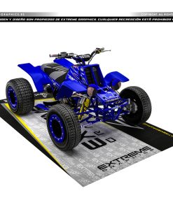 Adhesivos Quad Yamaha Banshee Duncan Azul