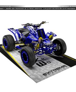 Adhesivos Quad Yamaha Banshee 50 Aniversario Azul