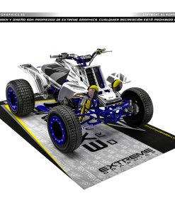 Adhesivos Quad Yamaha Banshee 50 Aniversario Blanco