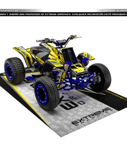 Adhesivos Quad Yamaha Banshee 50 Aniversario Amarillo