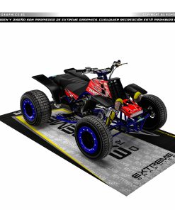 Adhesivos Quad Yamaha Banshee Duncan Rojo