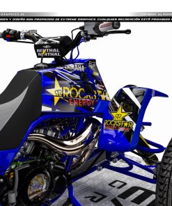 Alternative view of Adhesivos Quad Yamaha Banshee Rockstar Azul