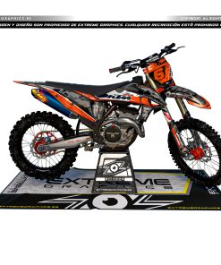 Adhesivos Moto KTM Diablo Naranja