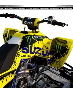 Alternative view of Adhesivos Quad Suzuki LTR 450 Ink Amarillo Negro