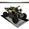 Adhesivos Quad Suzuki LTR 450 Ink Amarillo Negro