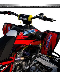 Alternative view of Adhesivos Quad Suzuki LTR 450 03 rojo