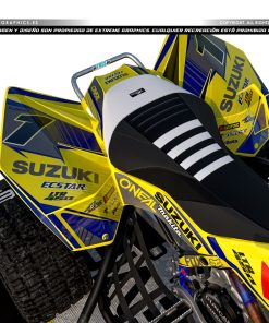 Alternative view of Adhesivos Quad Suzuki LTR 450 Ecstar Amarillo
