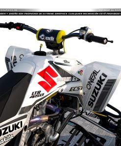 Alternative view of Adhesivos Quad Suzuki LTR 450 Ecstar Blanco