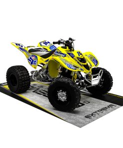 Adhesivos Quad Suzuki LTZ 400 3 amarillo-azul
