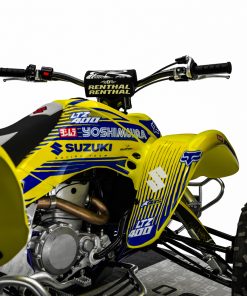 Alternative view of Adhesivos Quad Suzuki LTZ 400 3 amarillo-azul