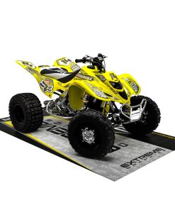 Adhesivos Quad Suzuki LTZ 400 3 amarillo-gris