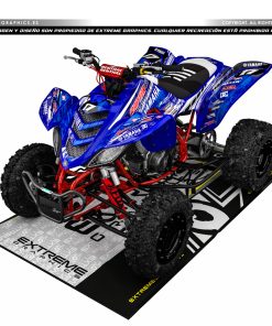 Adhesivos Quad Yamaha Raptor 660 Speed Azul