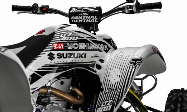 KIT ADHESIVOS BLACKBIRD DREAM 2 SUZUKI LTZ 400 03-10 AZUL-BLANCO