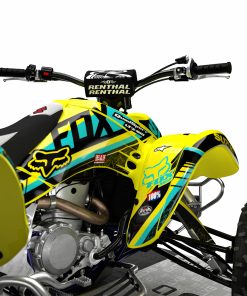 Alternative view of Adhesivos Quad Suzuki LTZ 400 Fox 5 Turquesa