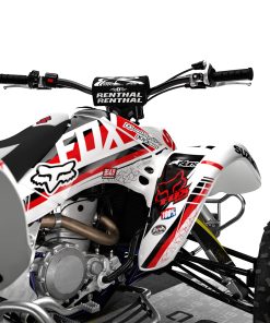 Alternative view of Adhesivos Quad Suzuki LTZ 400 Fox 6 Rojo