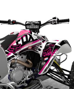 Alternative view of Adhesivos Quad Suzuki LTZ 400 Fox 9 Rosa