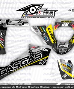 Adhesivos Quad Gas Gas Line Negro