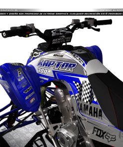 Alternative view of Adhesivos Quad Yamaha Raptor 700 Race Gris