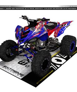 Adhesivos Quad Yamaha Raptor 700 Race Rojo