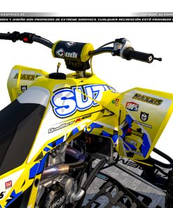Alternative view of Adhesivos Quad Suzuki LTR 450 Big Suzuki Amarillo