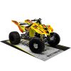 Adhesivos Quad Suzuki LTZ 400 Carbon amarillo-rojo